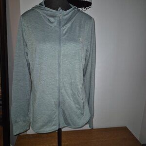 NWT BASUDAM Women's Workout Hoodie Quick Dry UPF 50+ Sun Protection (L)